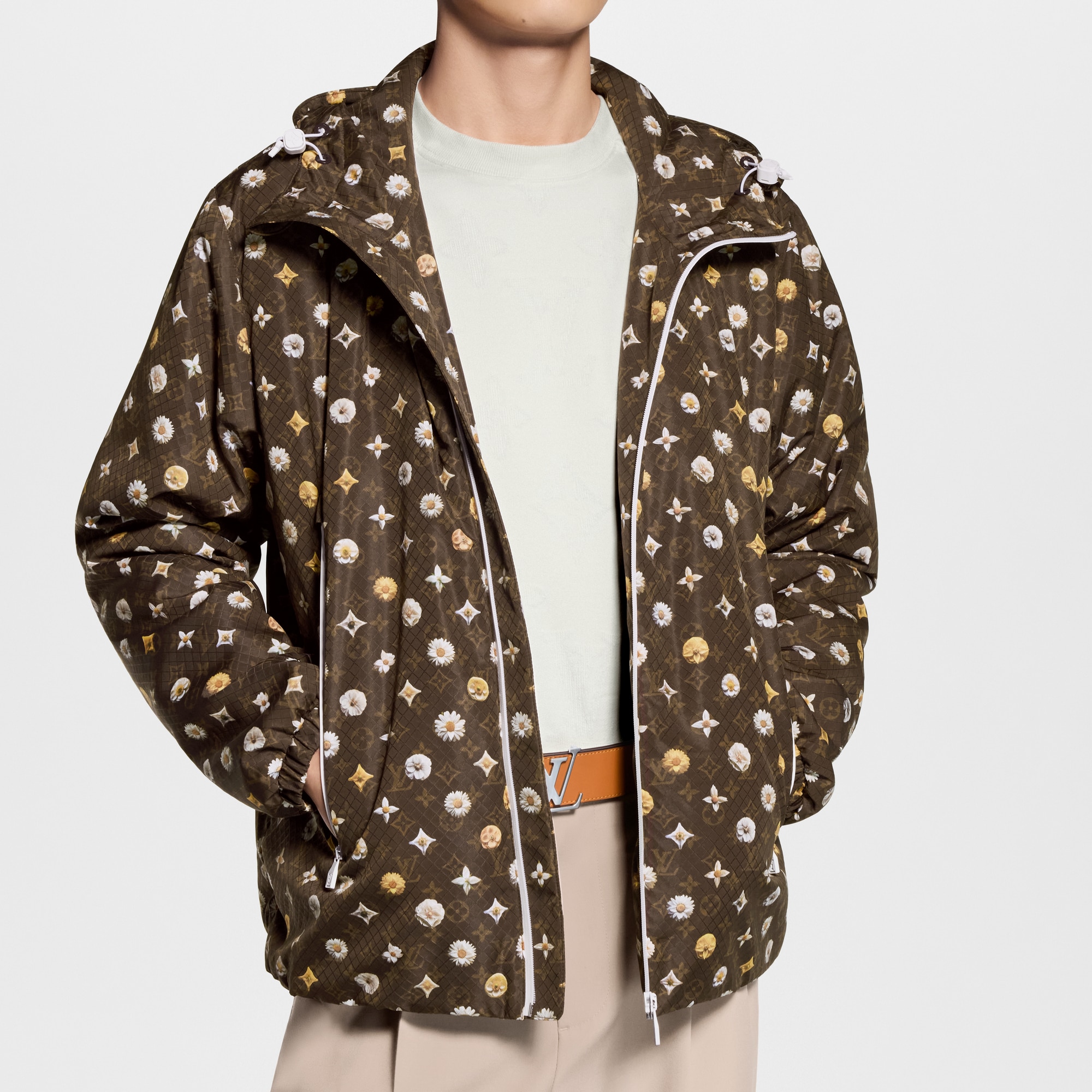 Monogram Printed Nylon Windbreaker - Men - Ready-to-Wear | LOUIS